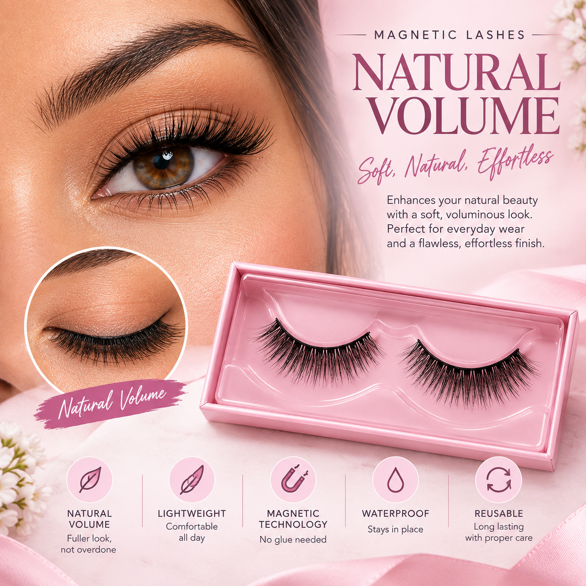 FeatherLock Magnetic Lashes + Eyeliner 1
