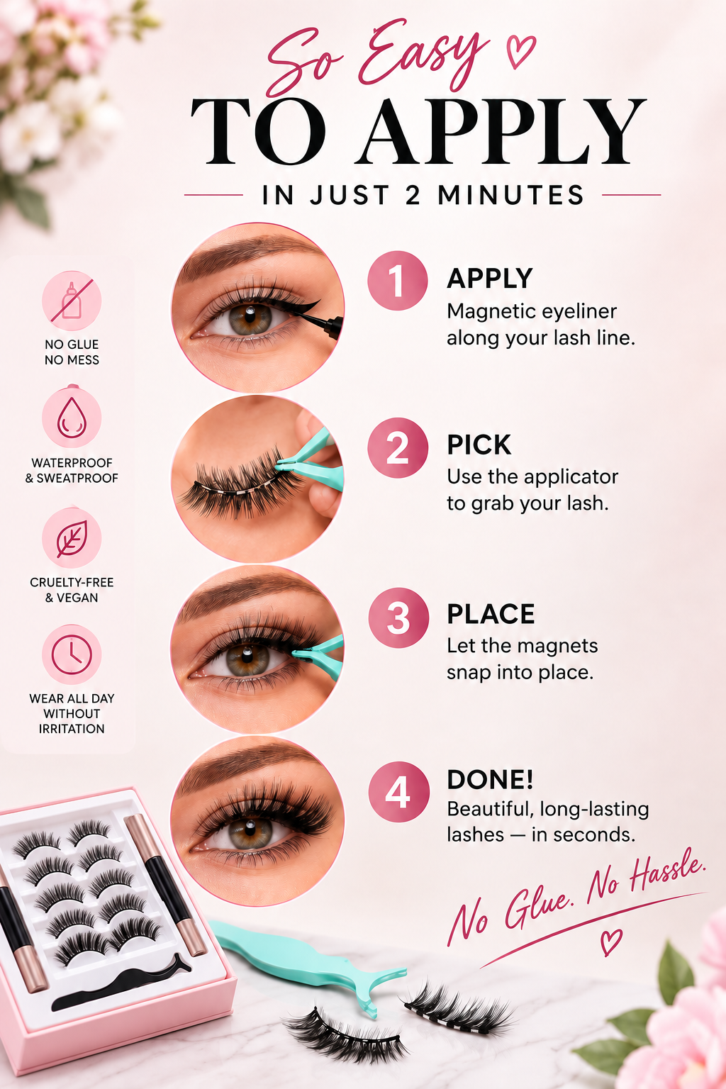 FeatherLock Magnetic Lashes + Eyeliner