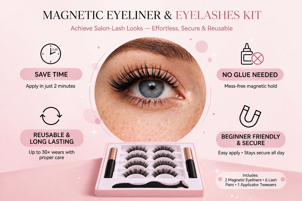 FeatherLock Magnetic Lashes + Eyeliner