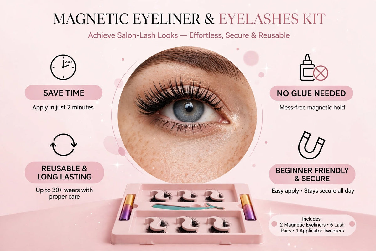 FeatherLock Magnetic Lashes + Eyeliner 1